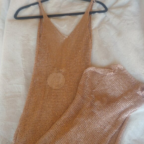 Shareen Collections Australia Other - NEW Shareen Collections Australia beach cover-up rose gold color size S/M